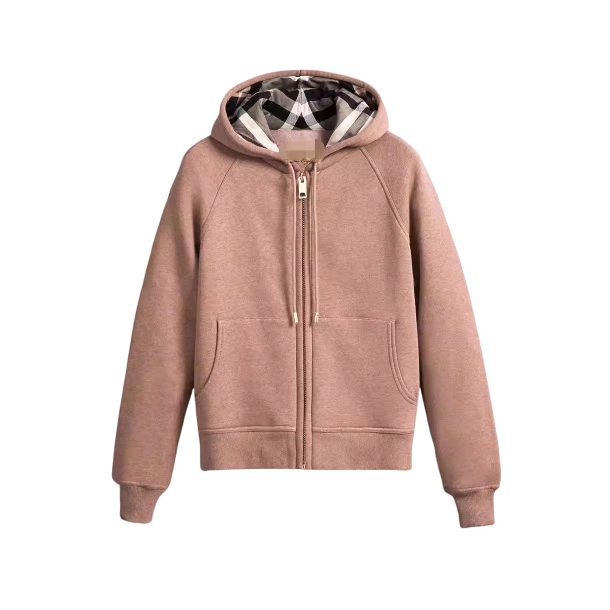 CHEQUERED – ZIP HOODIE
